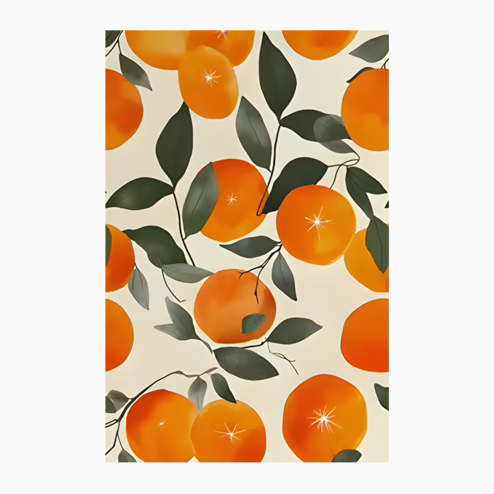 Apelsinposter Poster & Canvas