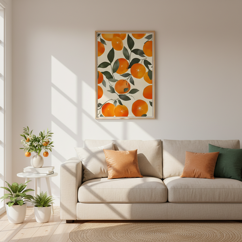 Apelsinposter Poster & Canvas