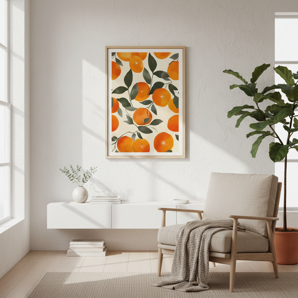 Apelsinposter Poster & Canvas