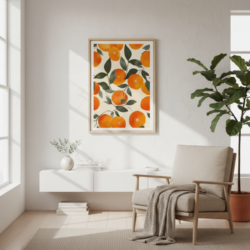 Apelsinposter Poster & Canvas