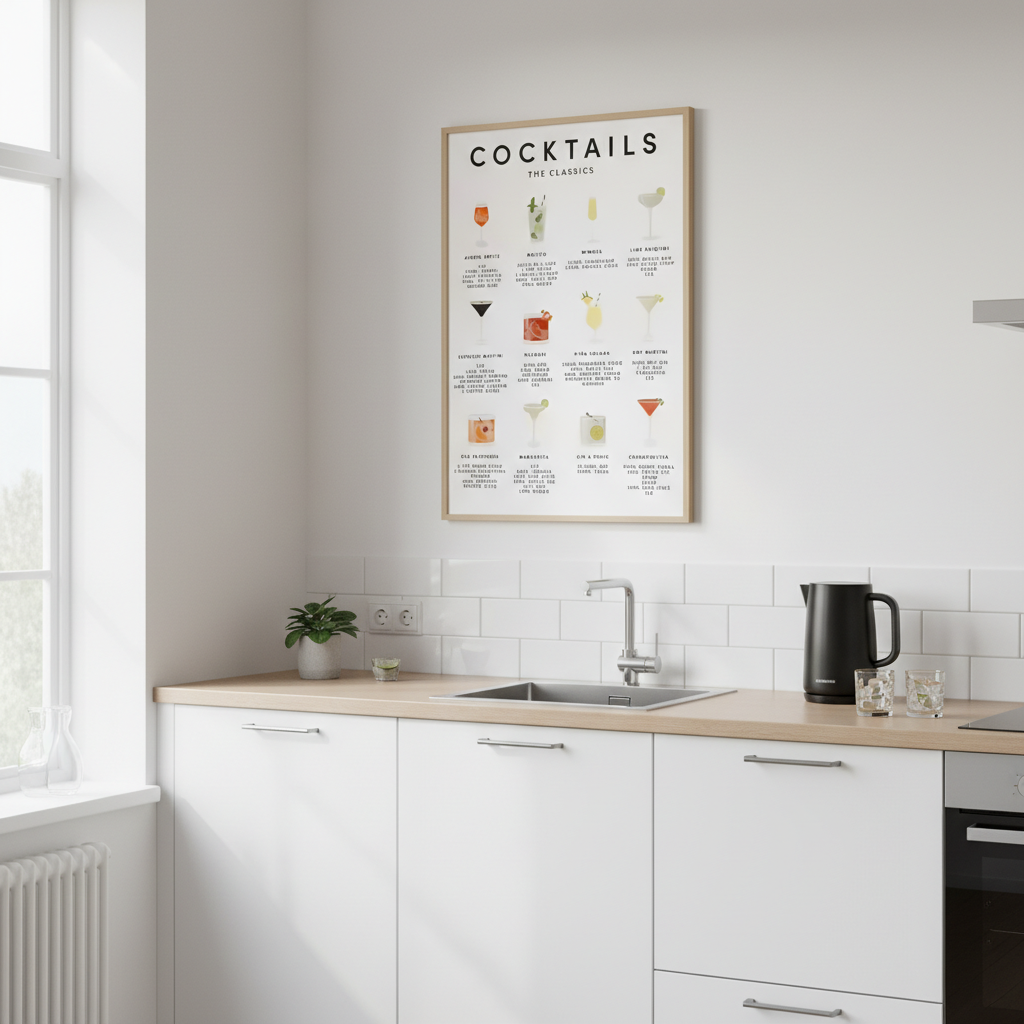 Cocktailposter Poster & Canvas